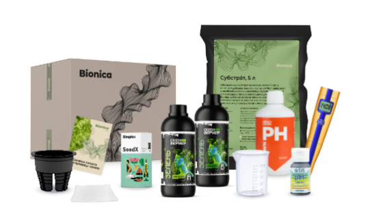 комплект для выращивания на стеллаже